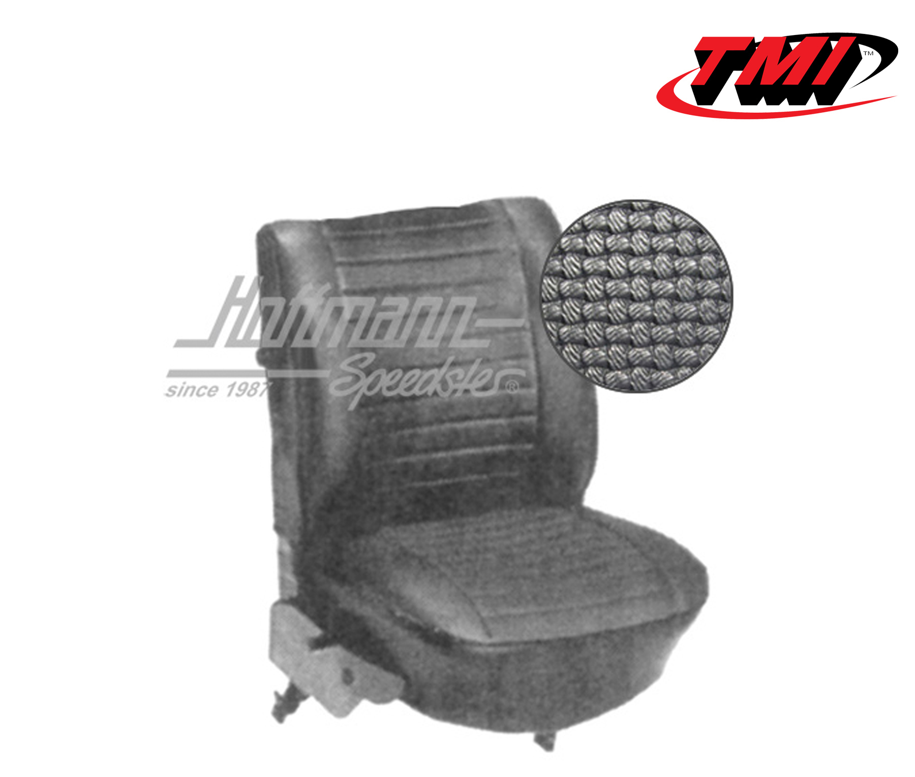 Sitzbezüge, Limousine, 73-75, Korbmuster, schwarz | 43-1132-01 | 055-5840