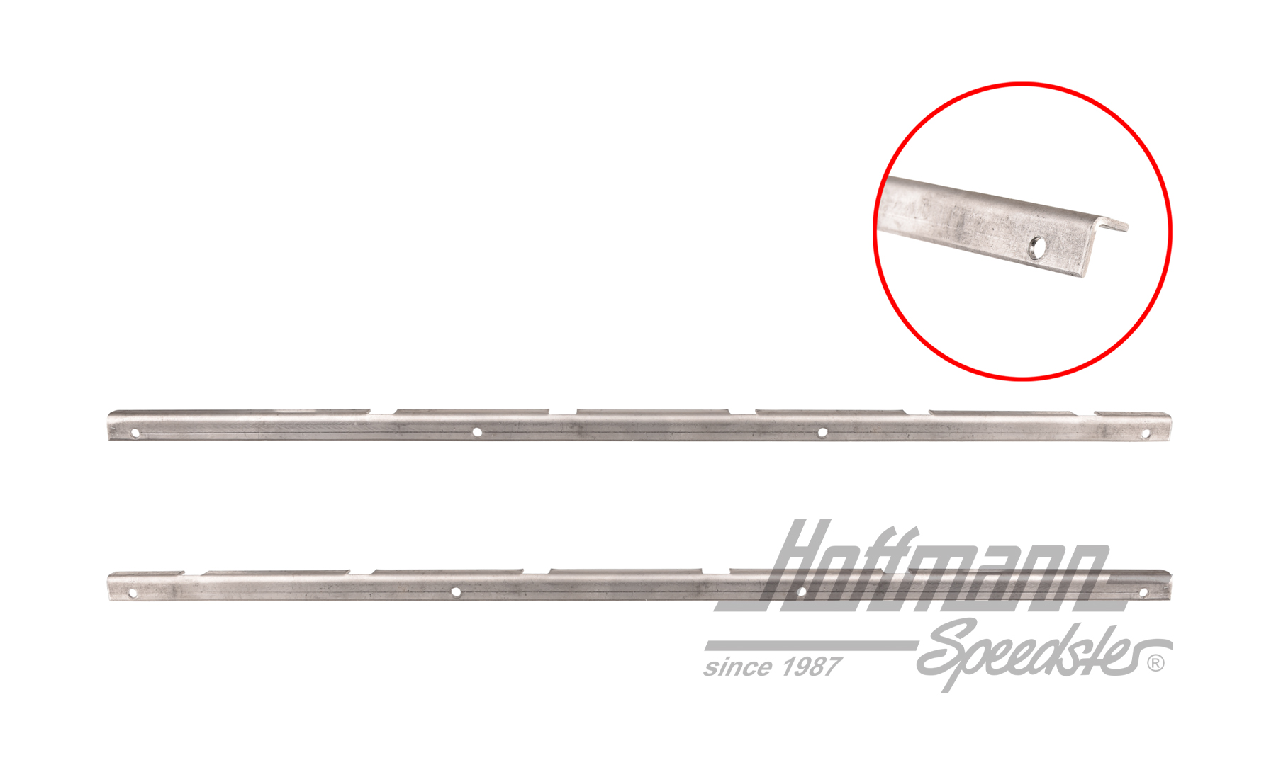 Schienen, Schiebefenster, Edelstahl | 211 837 813 A / 211 837 814 A | 089-4306-10