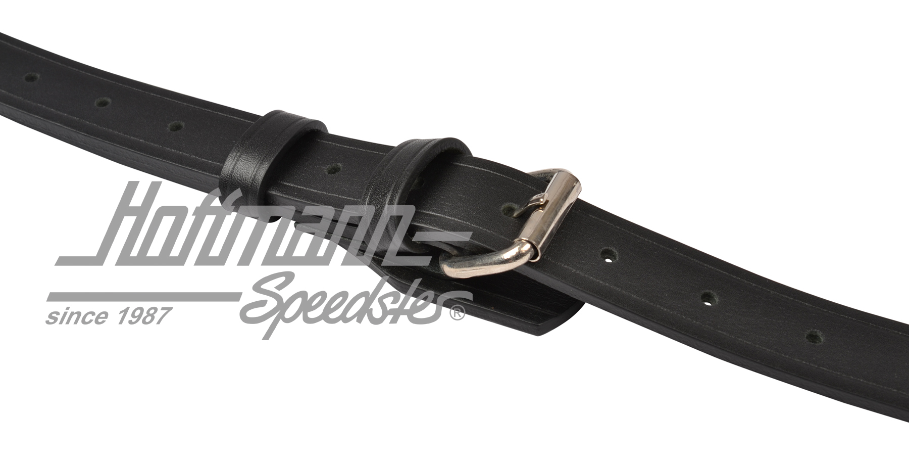 Lederriemensatz, Gepäckträger, schwarz