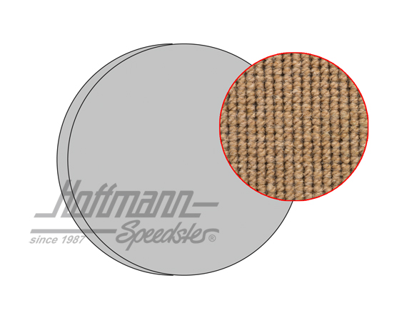 Reserveradhülle, 53-67, Haargarn, beige |  | 026-5077-05