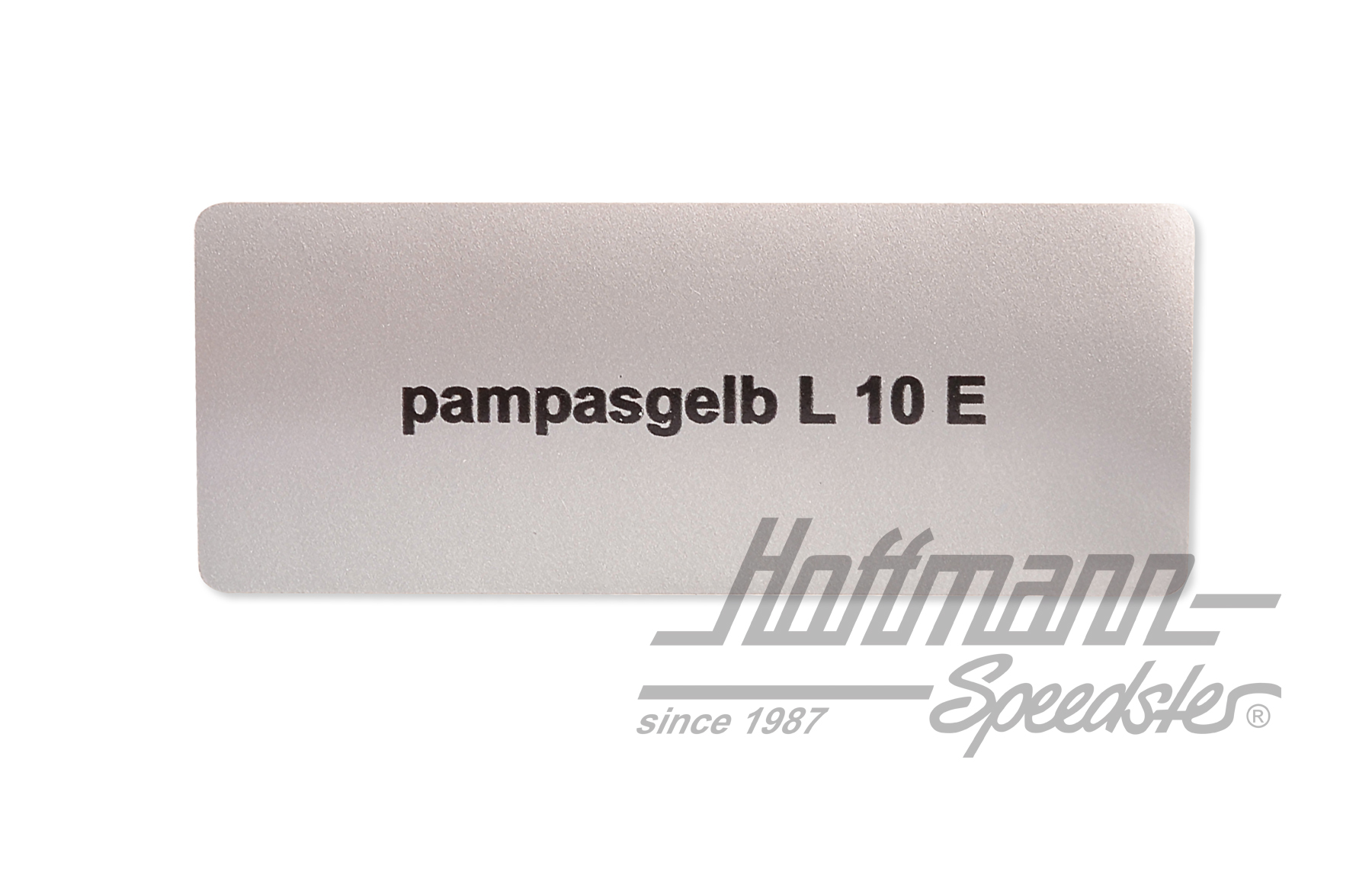 Aufkleber, Farbnummer L10E, pampasgelb | L10E | 021-0180-02