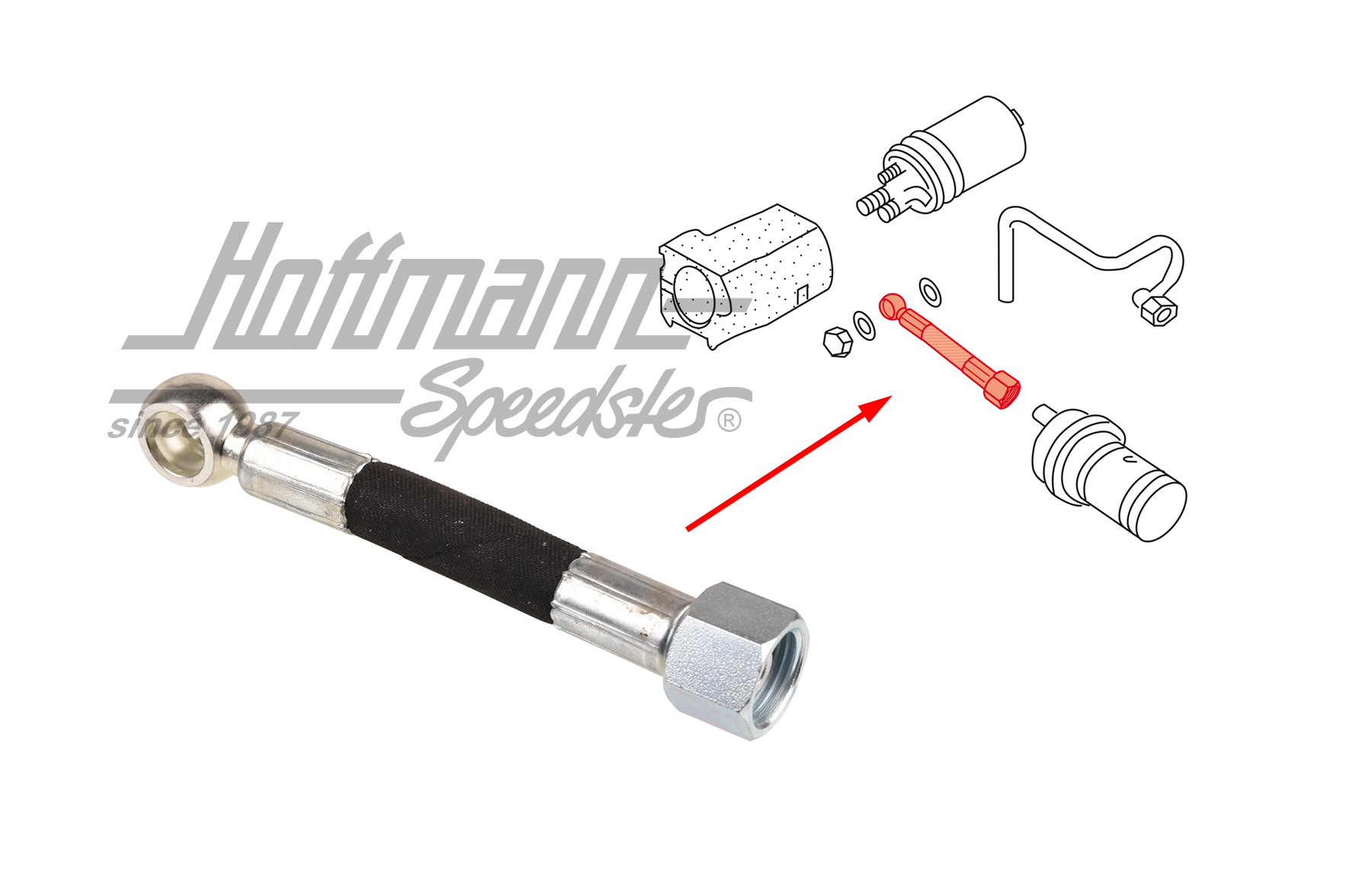 Benzinleitung, Kraftstoffspeicher/Pumpe | 533 201 220 | 110-2370-32