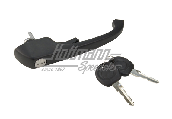 Türgriff, Bus T2, abschließbar, schwarz | 211 837 205 | 097-1010-05