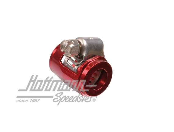 Schlauchschelle Spezial,Alu rot, 18-21mm | --- --- --- | 010-0773-04