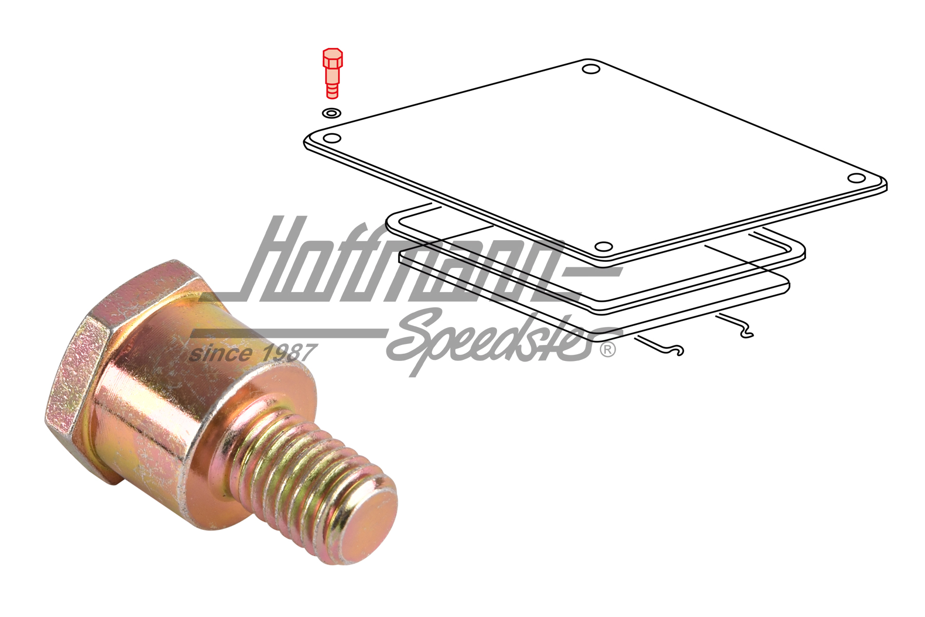 Schraube, Motordeckel, T3, Doka/Pritsche | N 901 464 01 | 370-5500