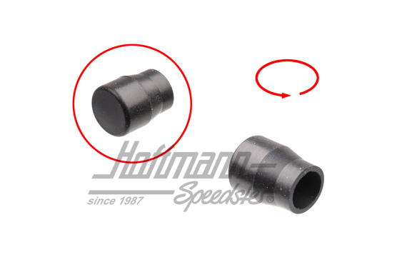 Tülle, Tankklappenzug/Heizungszug | 914 504 319 00 | 510-6590-30