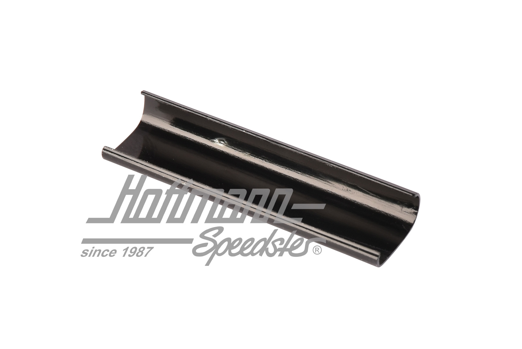 Verbindungsmuffe, Schachtleiste, schwarz