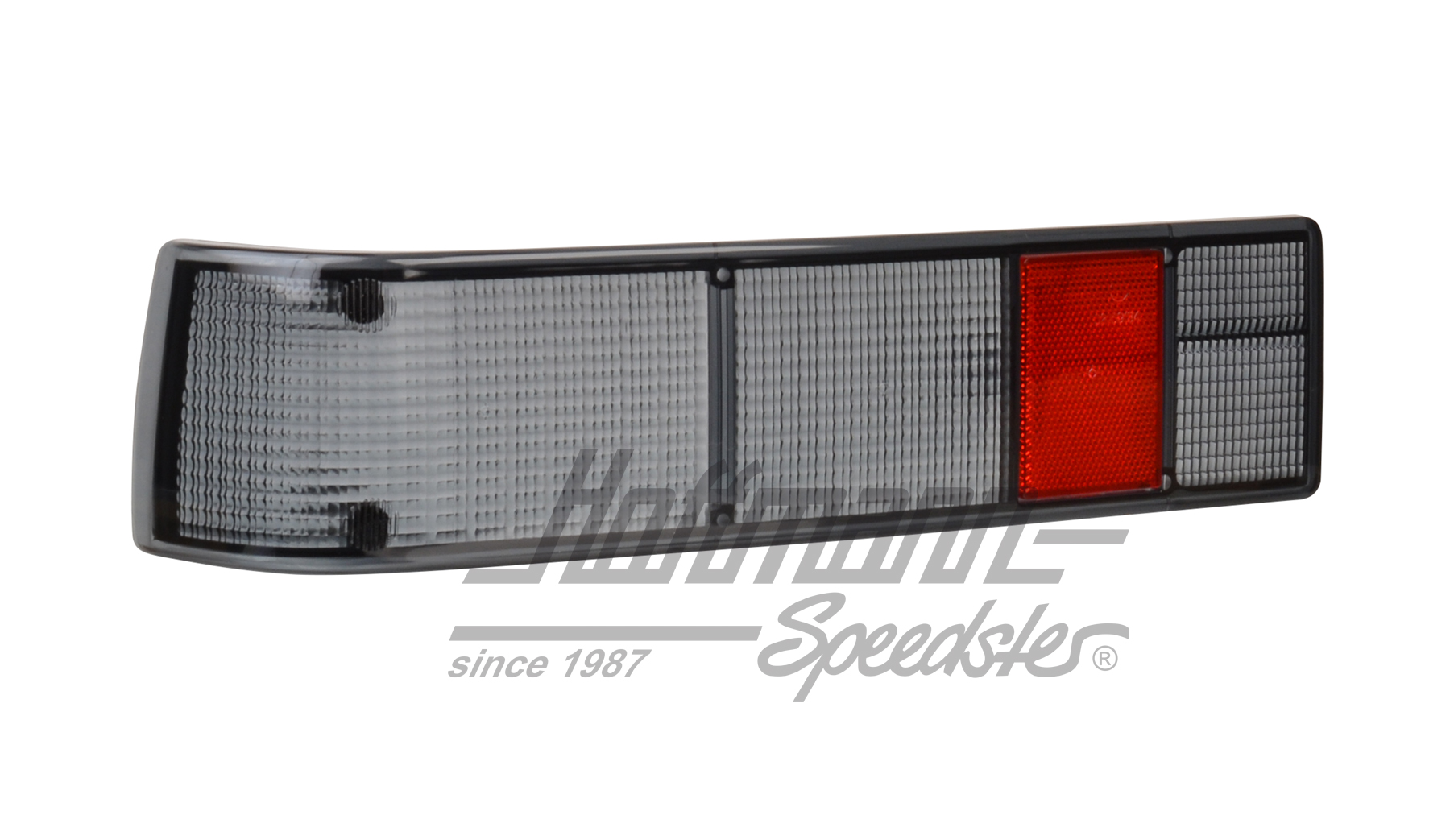 Rückleuchtenglas, 914, grau/rot, links