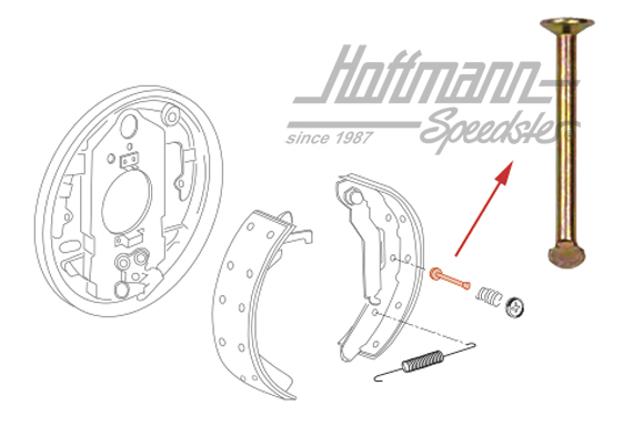 Stift, 39mm, Bus T2/T3, 8.70- | 251 609 279 | 090-3195