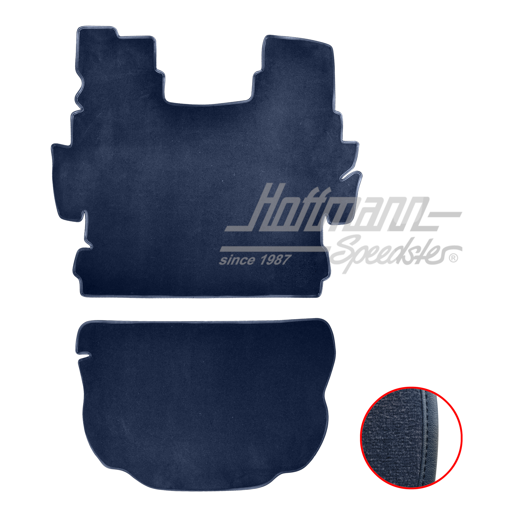 Teppichsatz, Kofferraum, 1302, blau |  | 026-6524