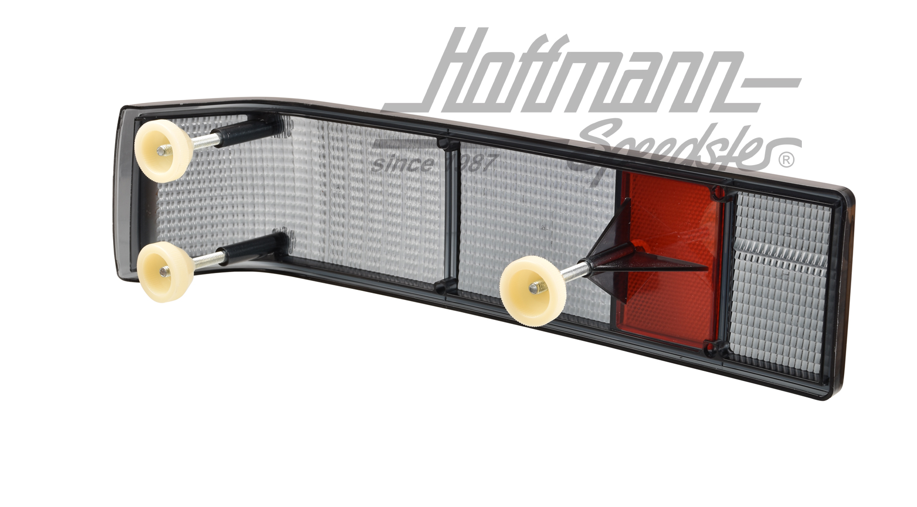 Rückleuchtenglas, 914, grau/rot, rechts