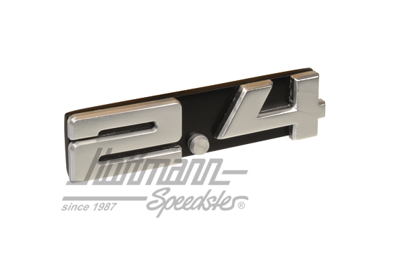 Schriftzug, 2.4, Lüftungsgitter hinten