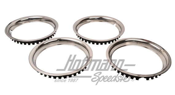 Radzierringe, universal, Edelstahl, 15"