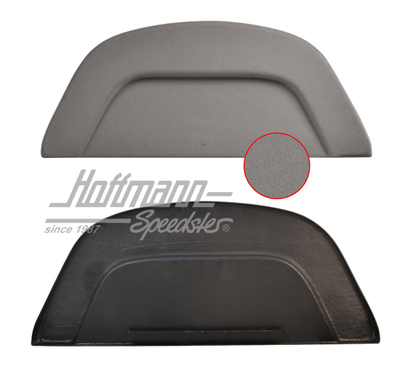 Hutablage, Stoff, Limousine, grau | 40032 white | 010-3170-06