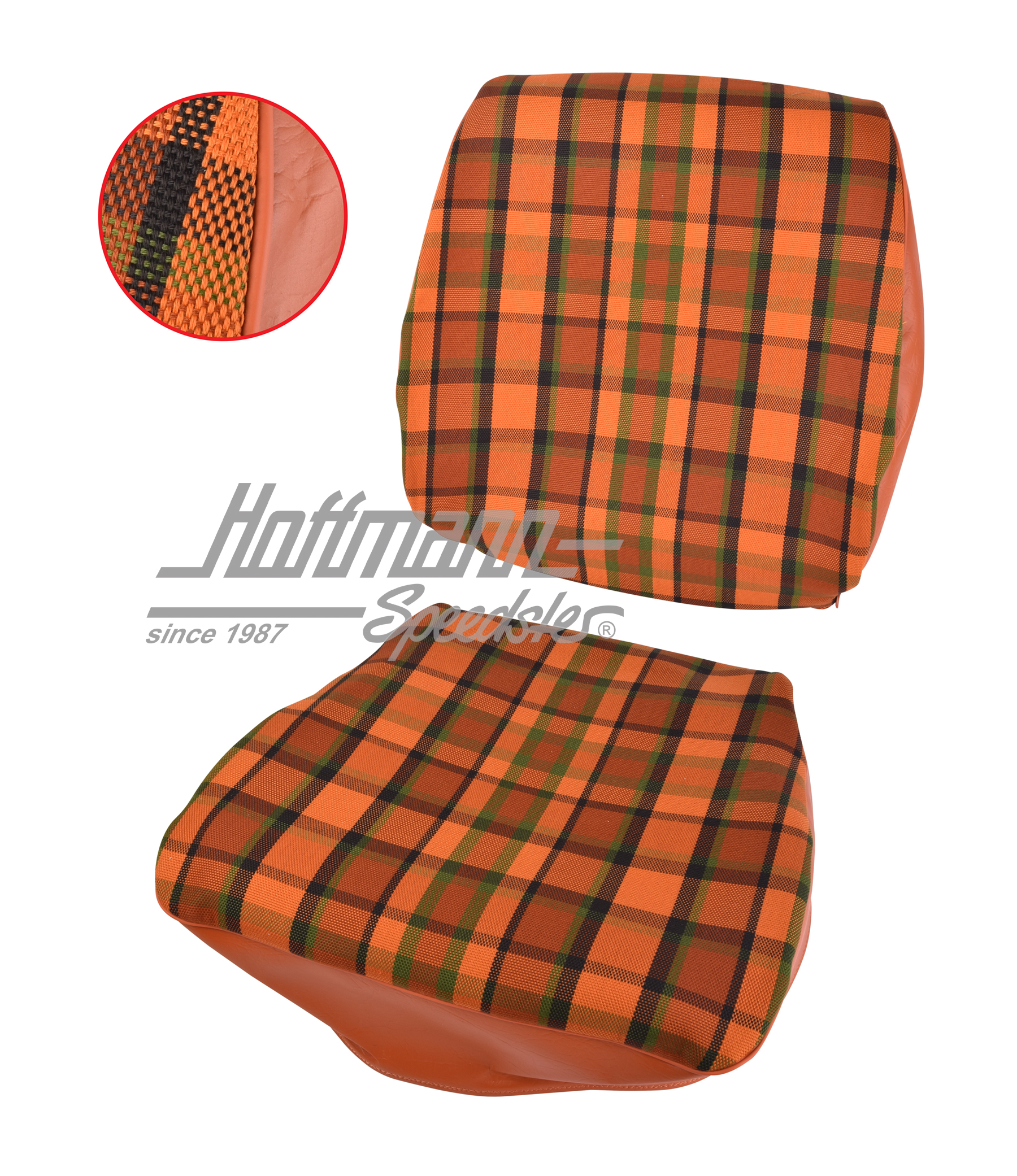 Sitzbezug, Westfalia, rot/orange, 74-79 |  | 098-0599-79