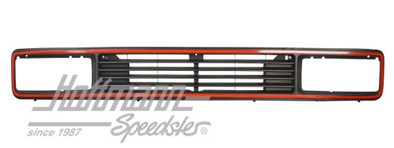 Kühlergrill, Doppels., ohne Emblem, rot | 255 853 652 KROE | 370-3610-22