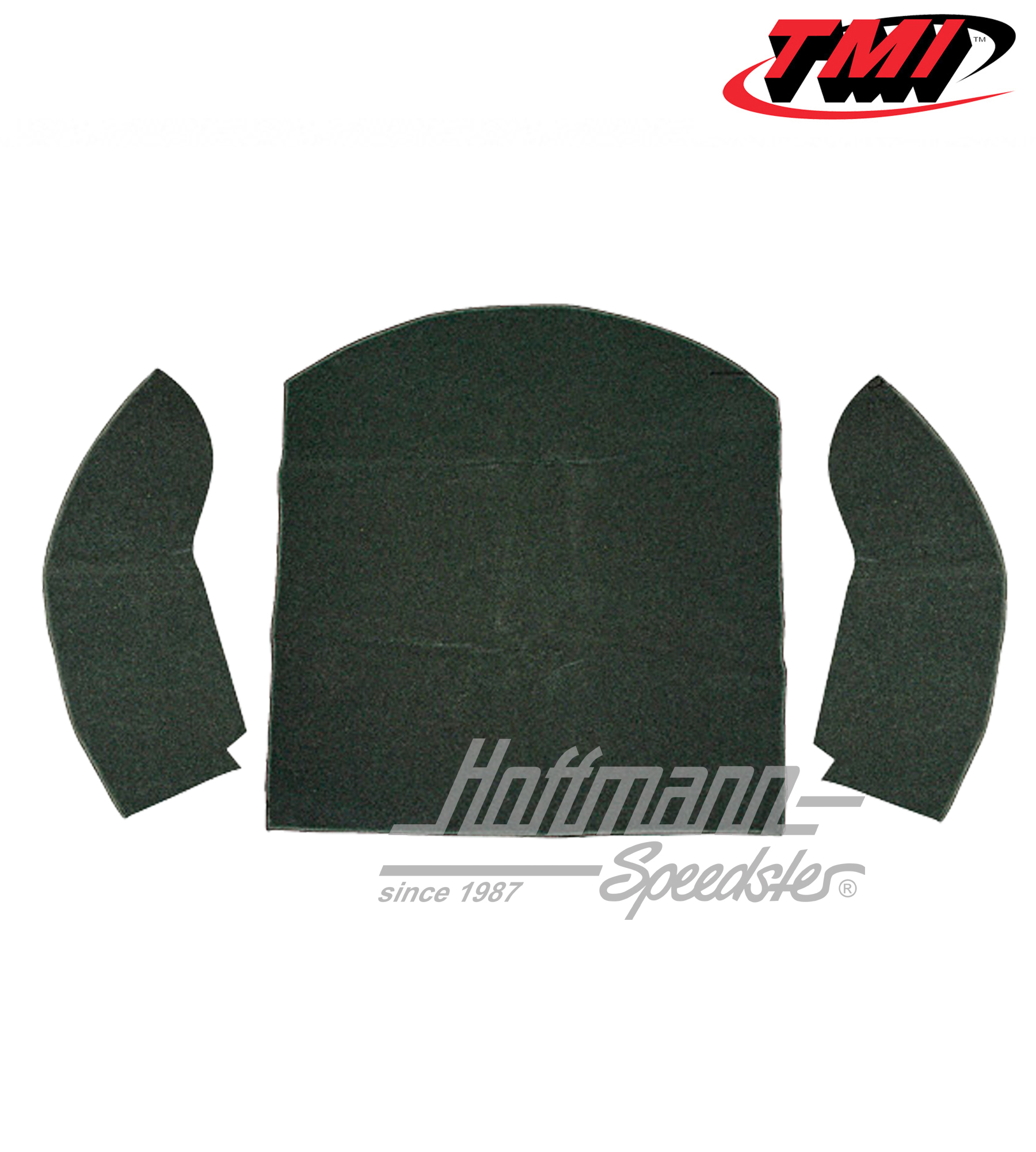 Teppichsatz, Stauraum, Cabrio, Velour, schwarz, 8.55-7.72 | 34-R1316-801 | 055-7640