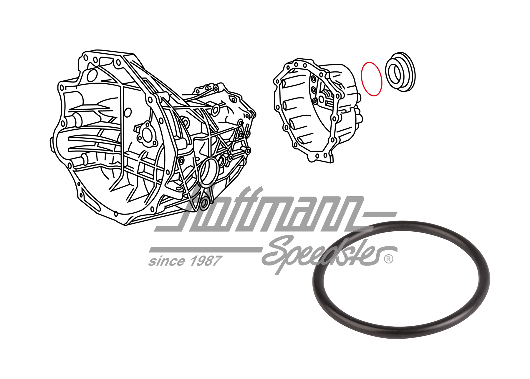 Dichtring, Deckel/Getriebe, 4-Gang, 924 | 088 301 185 | 650-3010