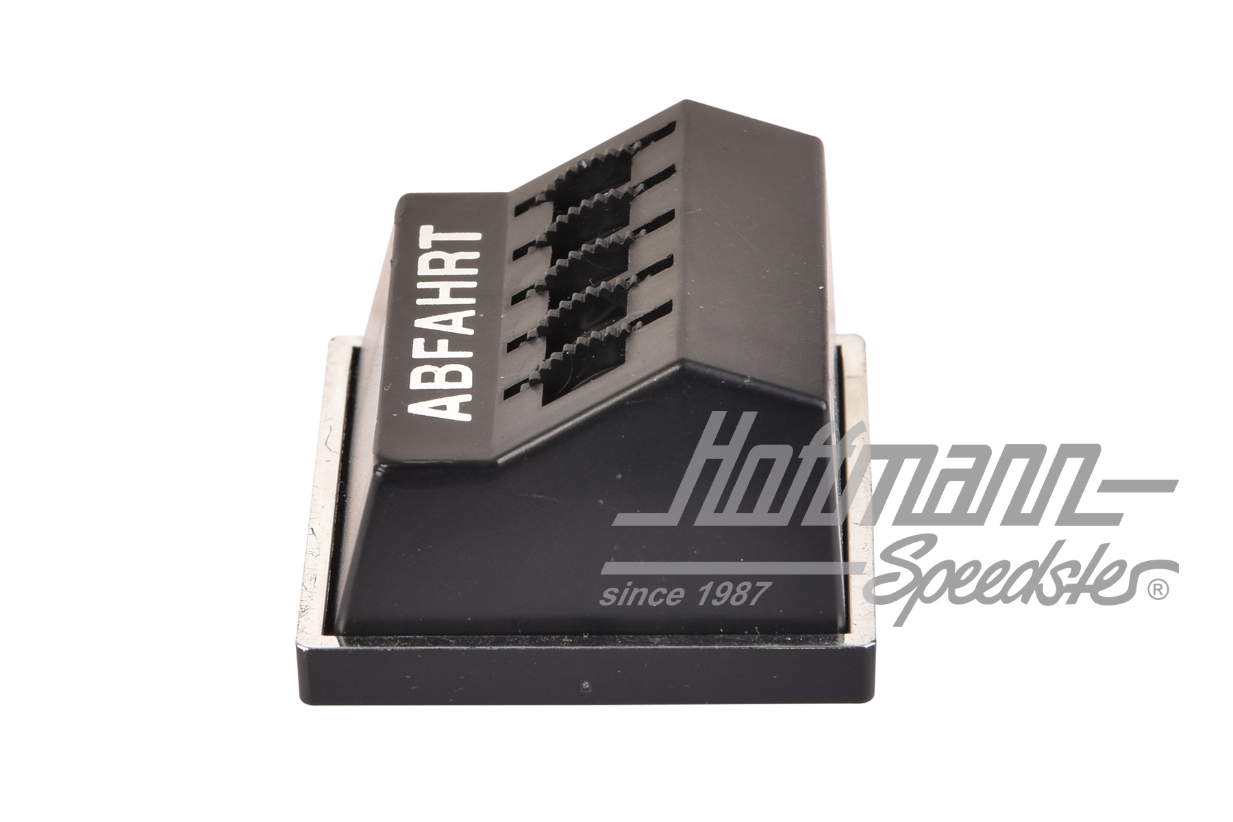 Tageskilometerzähler, "Abfahrt", schwarz