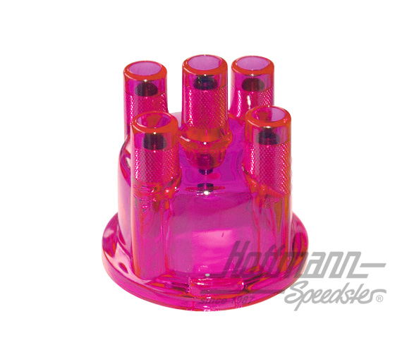 Verteilerkappe, transparent, Neon pink |  | 010-0944