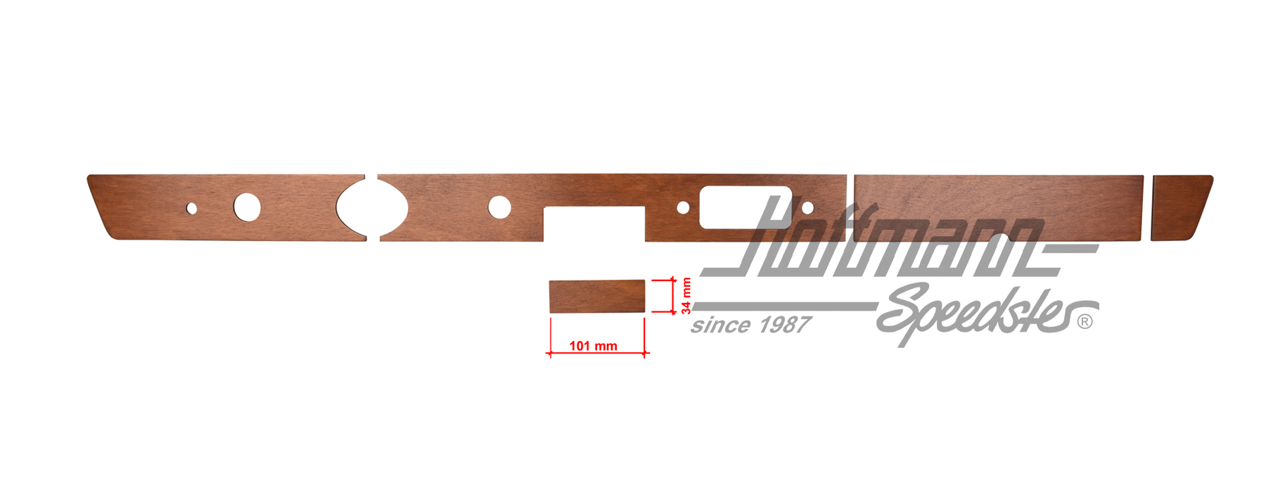 Blende, Armaturenbrett, 911, Holz, 65-68 | 901 552 041 20 | 580-0010-50