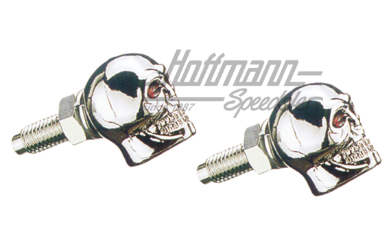 Kennzeichenbefestigung, Totenkopf |  | 200-7511
