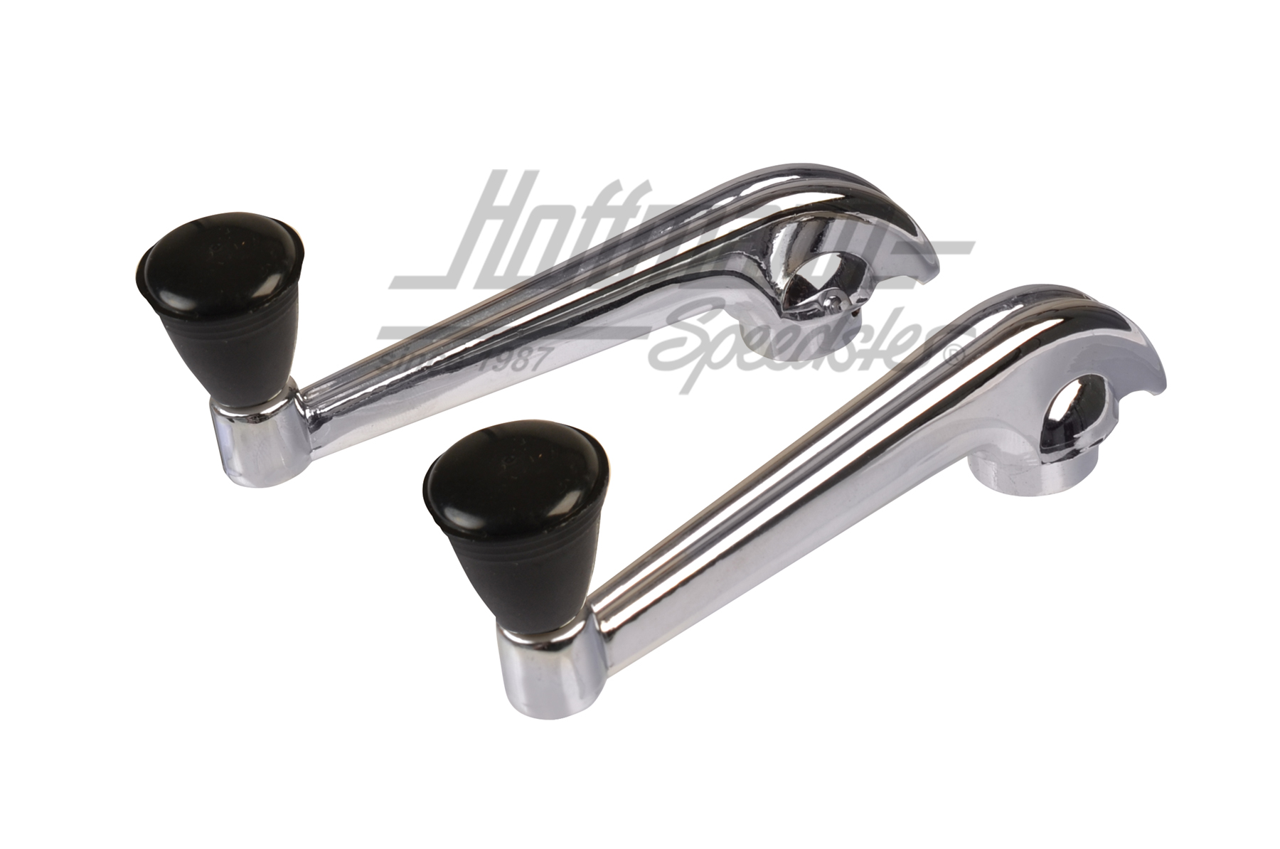 Fensterkurbel, Chrom/schwarz, alte Form | 113 837 581 | 020-2372-02