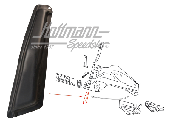 Verstärkungsblech, hinten, innen, links Verstärkungsblech, hinten, innen, links