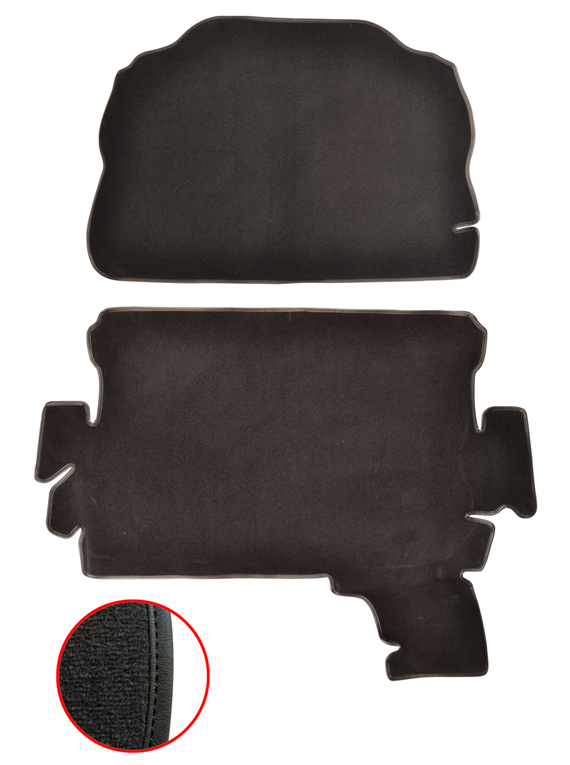 Teppichsatz, Kofferraum, 1303, schwarz |  | 026-6621