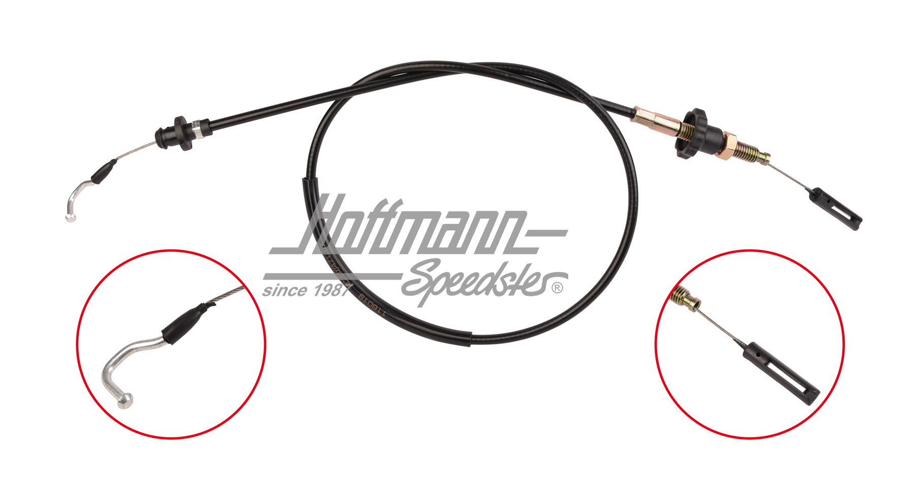 Gaszug, Automatik, Golf 1 | 171 723 555 C | 170-1550