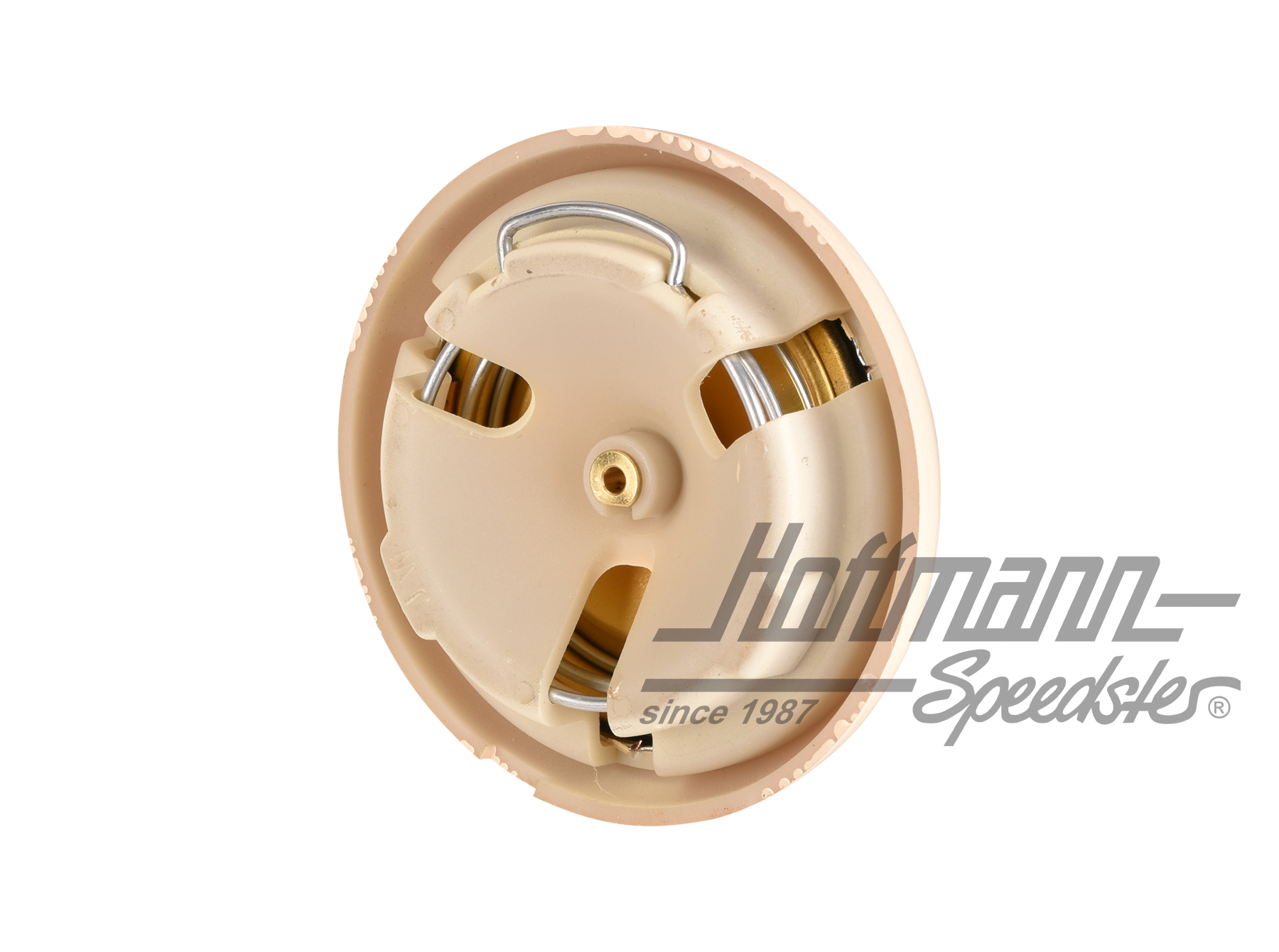 Hupenknopf, weiß/schwarz/gold, 55-67