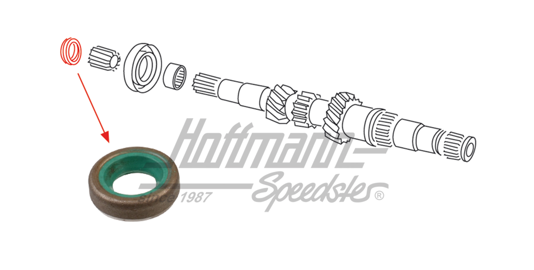 Hauptwellendichtring, 1.5-1.8 | 020 311 108 A | 170-2212