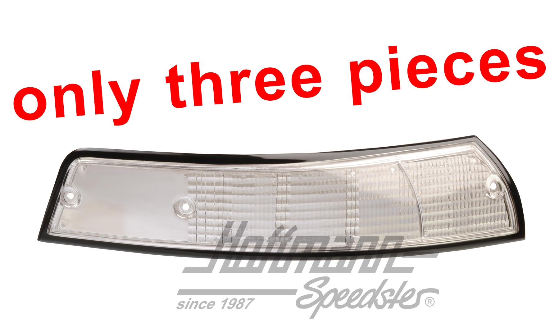 Blinkerglas, weiß/schwarz, 911, 69-73,re | 911 631 944 00 | 580-1722-02