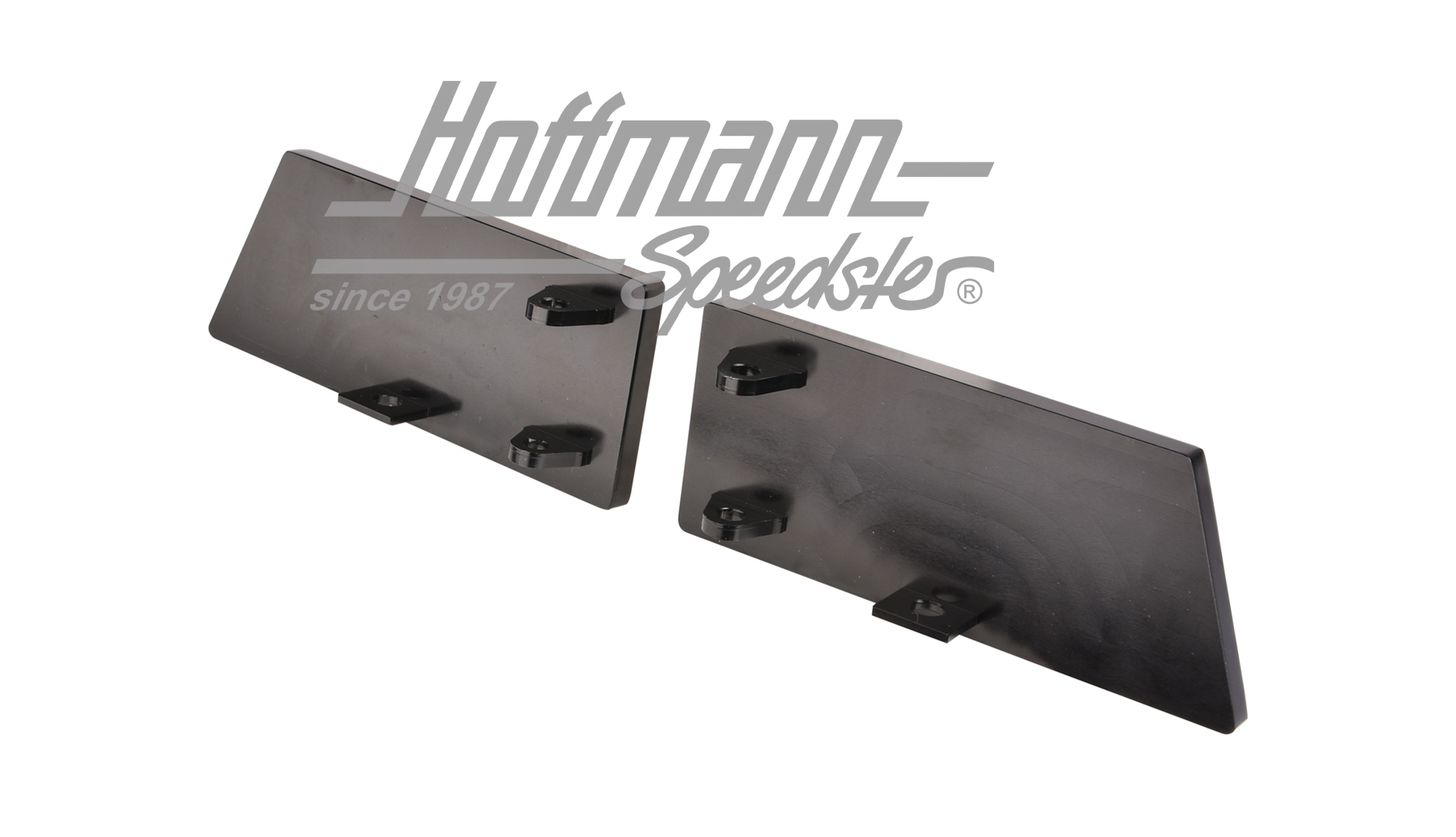 Türöffner, innen, Alu schwarz, 69-89