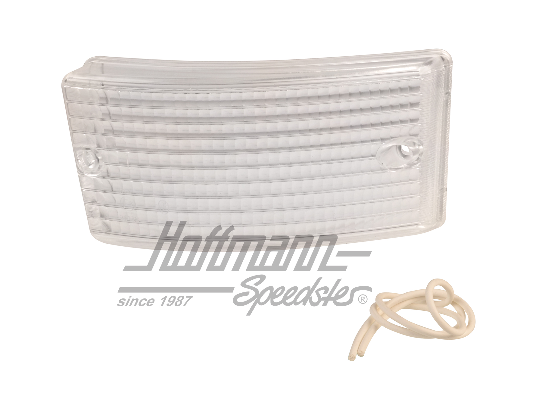 Blinkerglas, 924/944, weiß, links