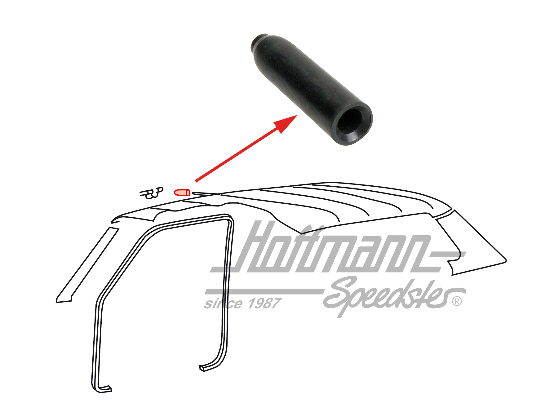 Kappe, Himmelspanner, Golf 1 | 311 867 649 | 180-5560-12