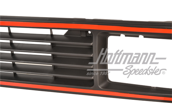 Kühlergrill, Doppels., ohne Emblem, rot