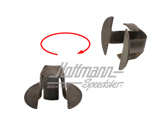 Clip, Halteschiene, Schachtdichtung, -59 | 141 837 485 A | 060-0449-15