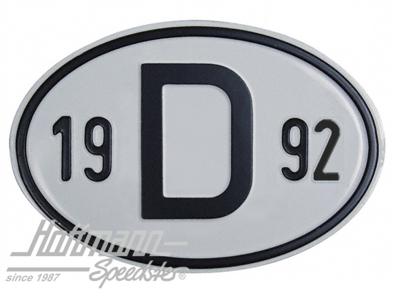 Nationalitätsschild "B", "1947", Alu |  | 020-2397-47