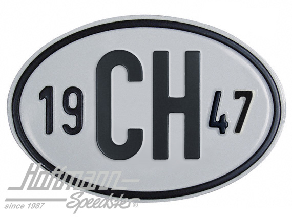 Nationalitätsschild "CH", "1947", Alu |  | 020-2401-47