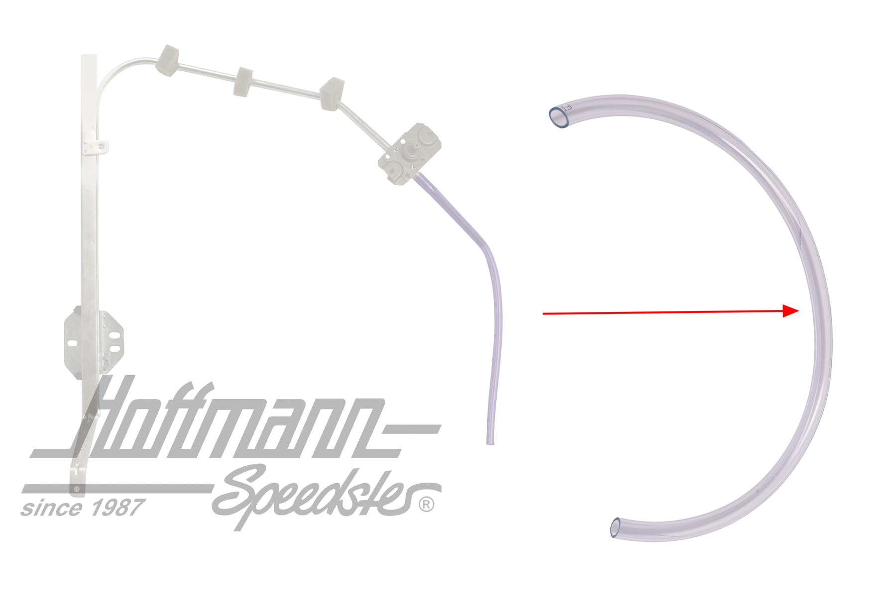 Schlauch, Fensterheberführung |  | 020-5164