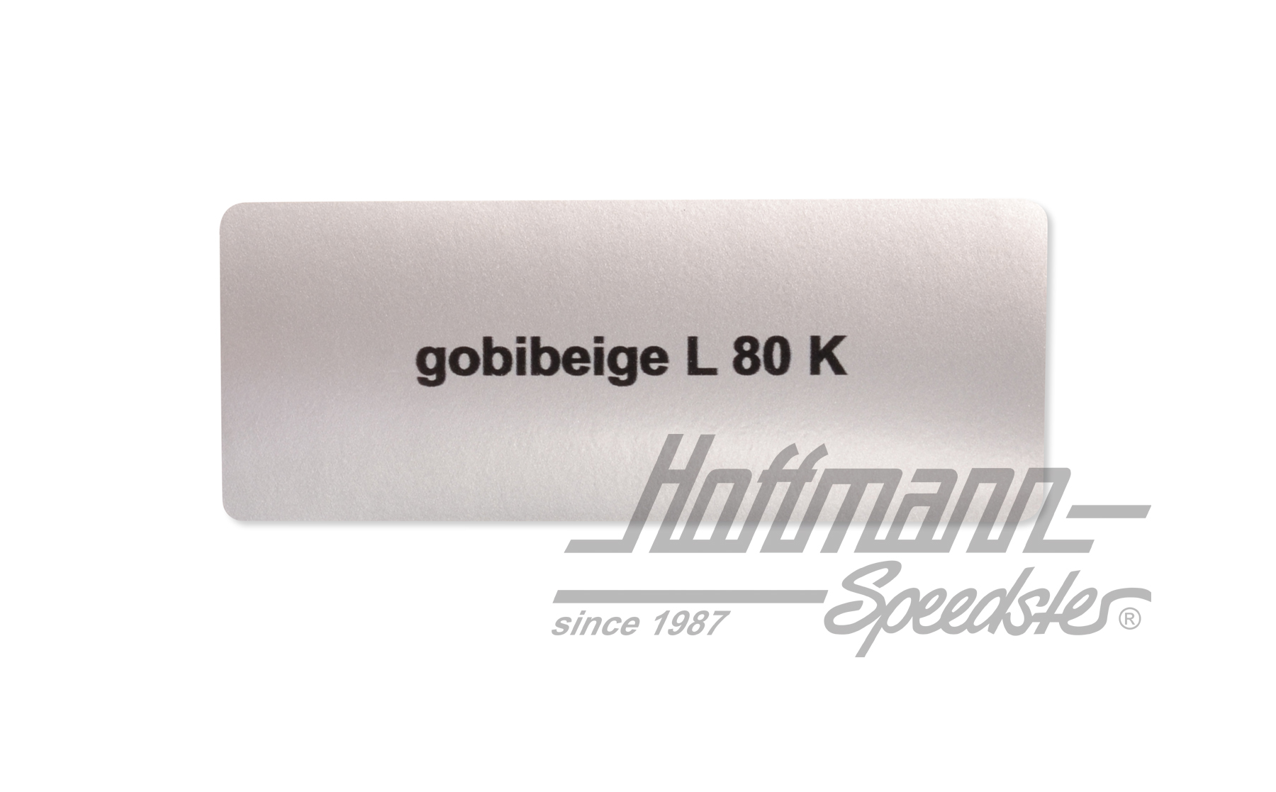 Aufkleber, Farbnummer L80K, gobibeige | L80K | 021-0180-20