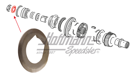 Sicherungsblech, Triebling/Hauptwelle | 113 309 381 A | 020-4570-90