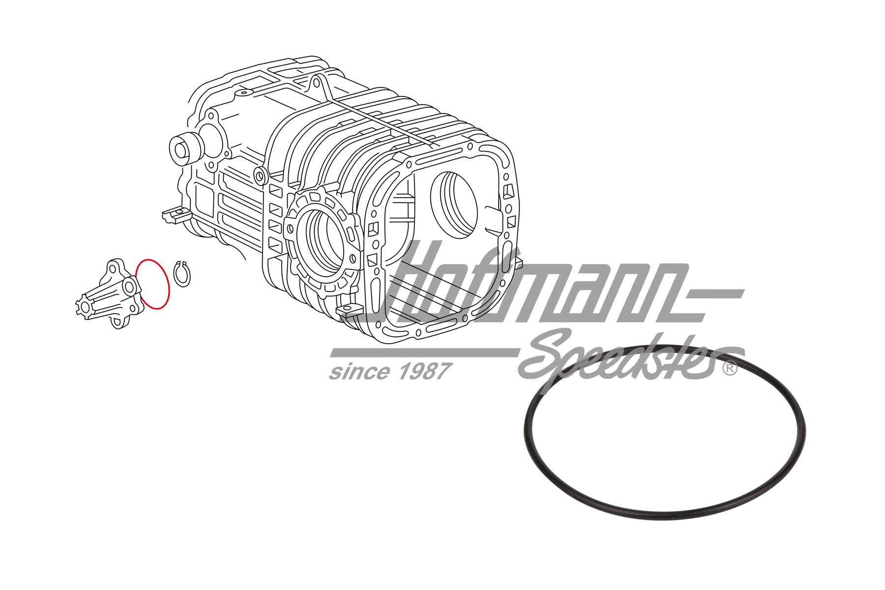 Dichtring, Getriebedeckel,seitlich,79-92 | 094 301 278 A | 315-1114-04