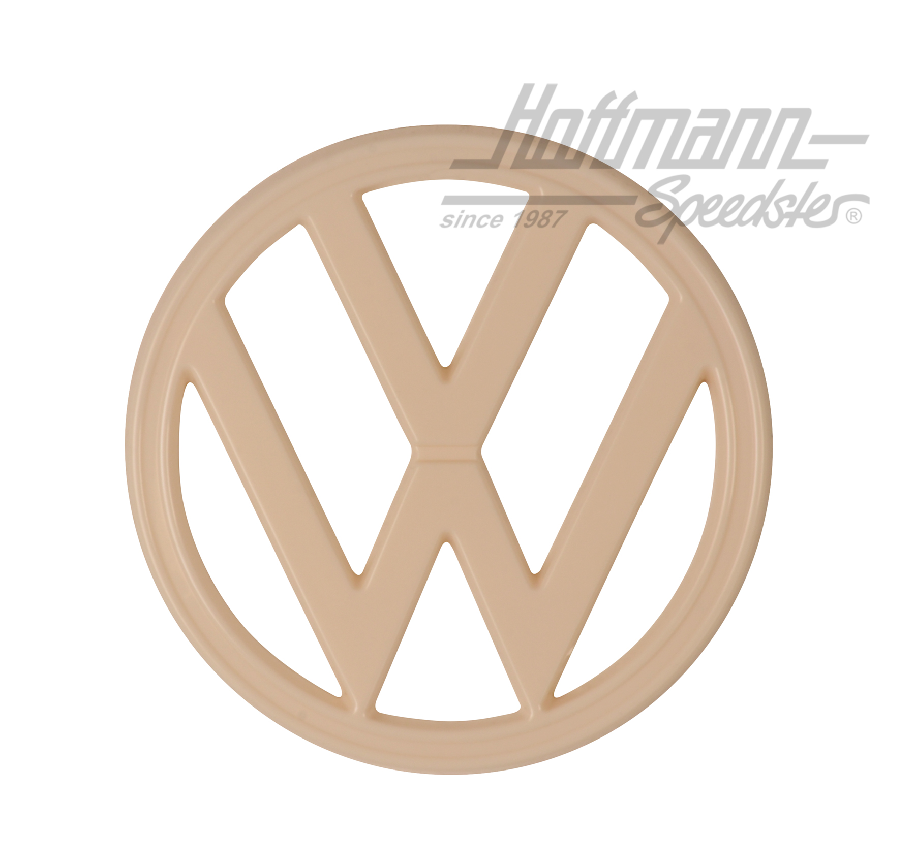 Emblem, vorne, Bus T2, 180mm, weiß | 211 853 601 E | 097-1081-04