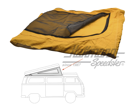 Zelt, Westfalia, Hubdach, 73-79, gelb | 231-203-YL | 090-5040-20