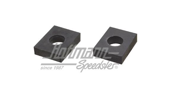 Vorderachsunterlagen, Gummi, unten, 10mm | 111 899 115 A | 020-5291-03