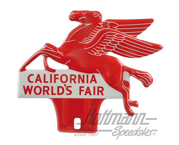 Plakette PEGASUS CALIFORNIA WORLD'S FAIR | PEG 1 | 021-0179