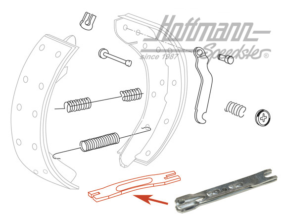 Druckstange, Bus T2, hinten, l./r.,71-72 | 211 609 629 | 090-3196