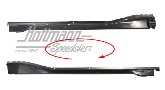 Innenschweller, Bus T3, links, Top Qual. | 253 801 251 | 390-0400-11
